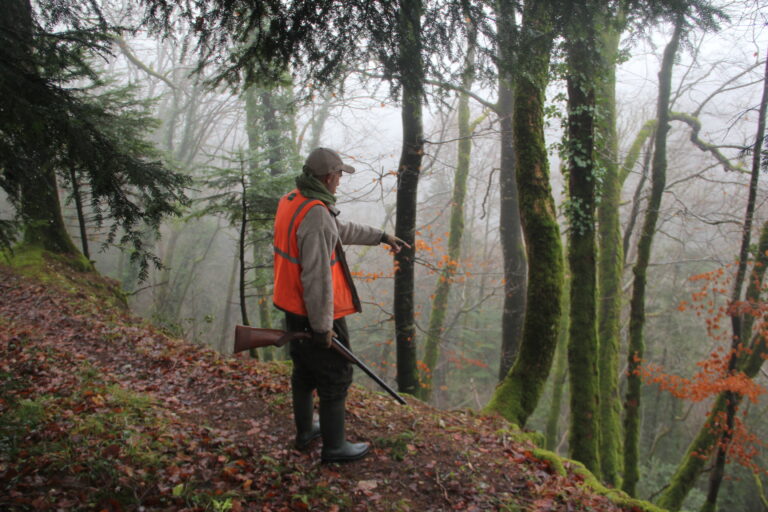 Marc Bourdon, dans la forêt de Loulle dans le Jura, qu'il connaît par coeur.