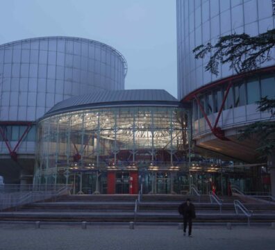 Le bâtiment de la CEDH à Strasbourg.